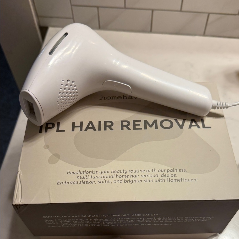 HomeHaven IPL Hair Removal Device - White